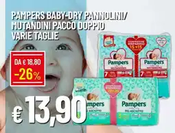 Galassia Pampers Baby-Dry Pannolini/Mutandini offerta