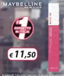 Acqua & Sapone Rossetto Superstay Matte Ink di Maybelline offerta
