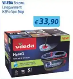 Acqua & Sapone Vileda Sistema Lavapavimenti H2Pro Spin Mop offerta