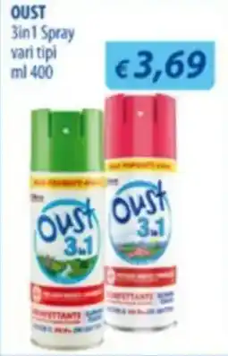 Acqua & Sapone Oust 3in1 Spray offerta