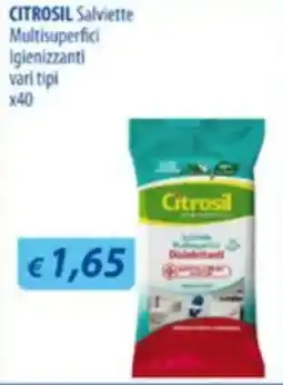 Acqua & Sapone Citrosil Salviette Multisuperfici Igienizzanti offerta