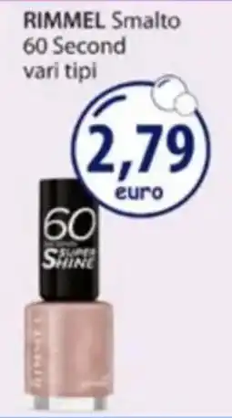 Acqua & Sapone Rimmel Smalto 60 Second offerta