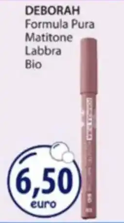 Acqua & Sapone Deborah formula pura matitone labbra bio offerta