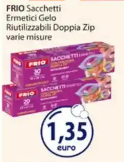Acqua & Sapone Frio sacchetti ermetici gelo riutilizzabili doppia zip offerta