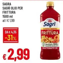 Galassia Sagri olio per frittura offerta