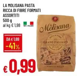Galassia La Molisana pasta ricca di fibre formati assortiti offerta