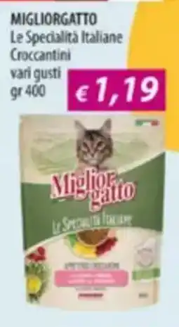 Acqua & Sapone Migliorgatto Le Specialità Italiane Croccantini offerta