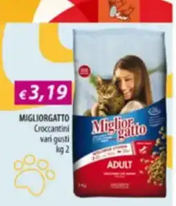 Acqua & Sapone Migliorgatto Croccantini vari gusti offerta