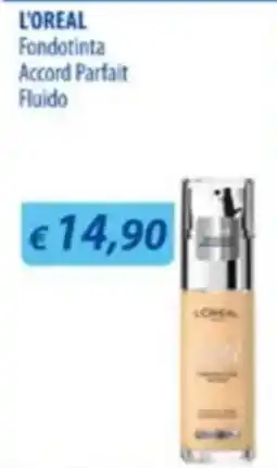 Acqua & Sapone L'OREAL Fondotinta Accord Parfait Fluido offerta