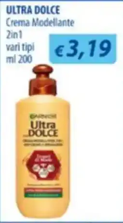 Acqua & Sapone Garnier Ultra Dolce Crema Modellante offerta