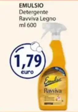 Acqua & Sapone Emulsio Detergente Ravviva Legno offerta