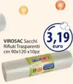 Acqua & Sapone VIROSAC Sacchi Rifiuti Trasparenti offerta