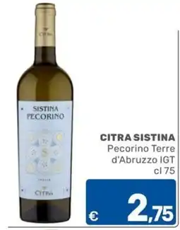 ARCA C+C cash and carry Citra Sistina Pecorino offerta