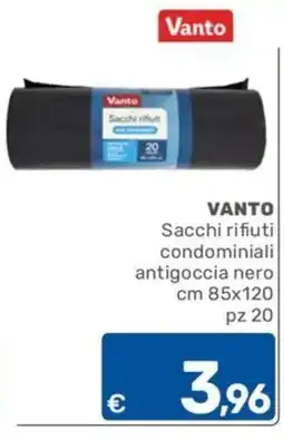 ARCA C+C cash and carry Vanto Sacchi rifiuti condominiali antigoccia nero offerta
