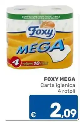 ARCA C+C cash and carry Foxy Mega Carta igienica offerta