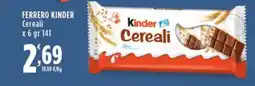 Rossotono Carrefour Ferrero Kinder Cereali offerta
