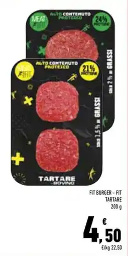 Conad Superstore Fit Burger - Fit Tartare offerta