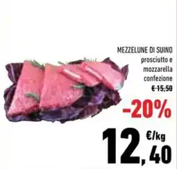 Conad Superstore Mezzelune di suino prosciutto e mozzarella offerta
