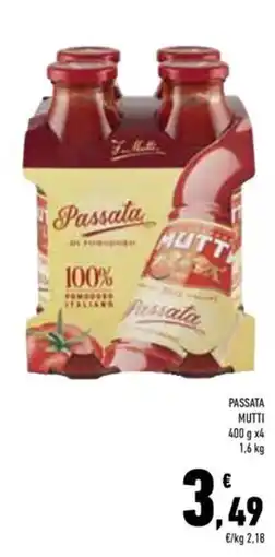 Conad Superstore Passata Mutti offerta