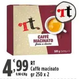 Rossotono Carrefour Caffè macinato offerta