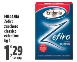 Rossotono Carrefour Eridania Zefiro zucchero classico extrafine offerta