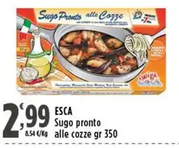 Rossotono Carrefour Sugo pronto alle cozze offerta