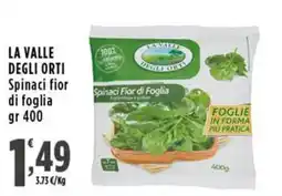 Rossotono Carrefour La Valle degli Orti Spinaci Fior di Foglia offerta