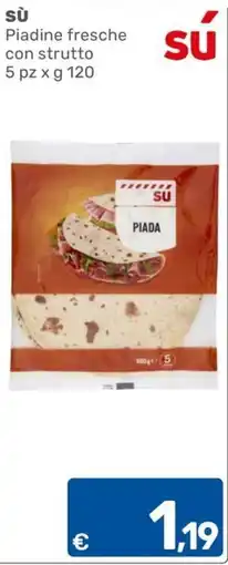 ARCA C+C cash and carry Piadine fresche con strutto SÚ offerta