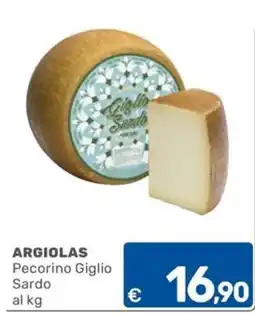 ARCA C+C cash and carry Argiolas Pecorino Giglio Sardo offerta