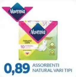 GeD Shopping Nuvenia assorbenti natural offerta