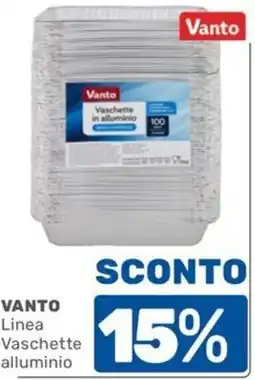 ARCA C+C cash and carry Vanto Vaschette alluminio offerta
