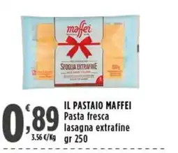 Rossotono Carrefour Il Pastaio Maffei lasagna extrafine offerta