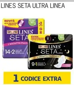 Rossotono Carrefour Lines Seta Ultra Linea offerta