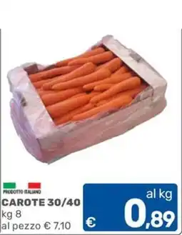 ARCA C+C cash and carry Carote 30/40 offerta