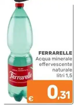 ARCA C+C cash and carry Acqua minerale effervescente naturale Ferrarelle offerta