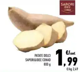 Conad Superstore Patate dolci Sapori&Idee Conad offerta