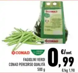 Conad Superstore Fagiolini verdi Conad Percorso Qualità offerta