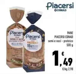 Conad Superstore Pane Piacersì Conad semi e noci - proteico offerta