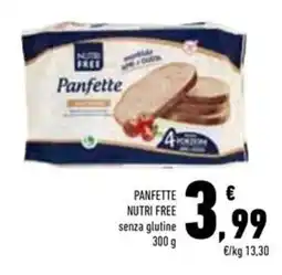 Conad Superstore Panfette Nutri Free senza glutine offerta