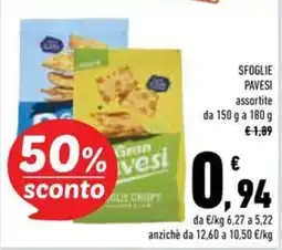 Conad Superstore Sfoglie Pavesi assortite offerta