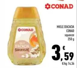 Conad Superstore Miele d'acacia Conad squeeze offerta