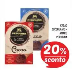 Conad Superstore Cacao zuccherato amaro Perugina offerta