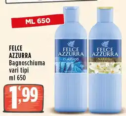 Rossotono Carrefour Felce Azzurra Bagnoschiuma offerta