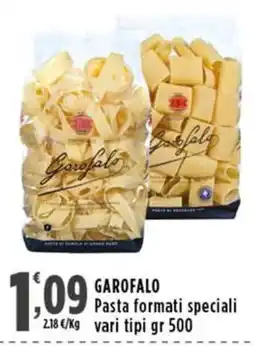 Rossotono Carrefour Garofalo Pasta formati speciali offerta