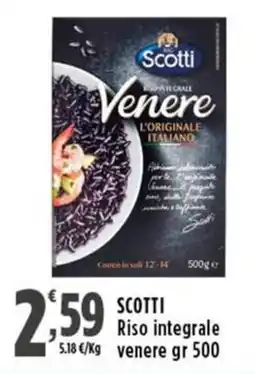 Rossotono Carrefour Scotti Riso integrale venere offerta