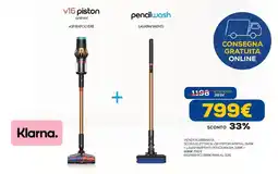 Euronics v16 piston animal aspirapolvere + pencilwash lavapavimenti offerta