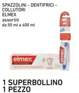 Conad Superstore Spazzolini dentifrici collutori Elmex offerta