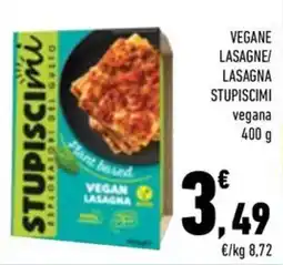 Conad City Stupiscimi vegan lasagna offerta