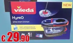 Casalandia Vileda H2PRO Spin Mop System offerta
