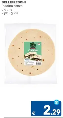 ARCA C+C cash and carry Bellifreschi Piadina senza glutine offerta